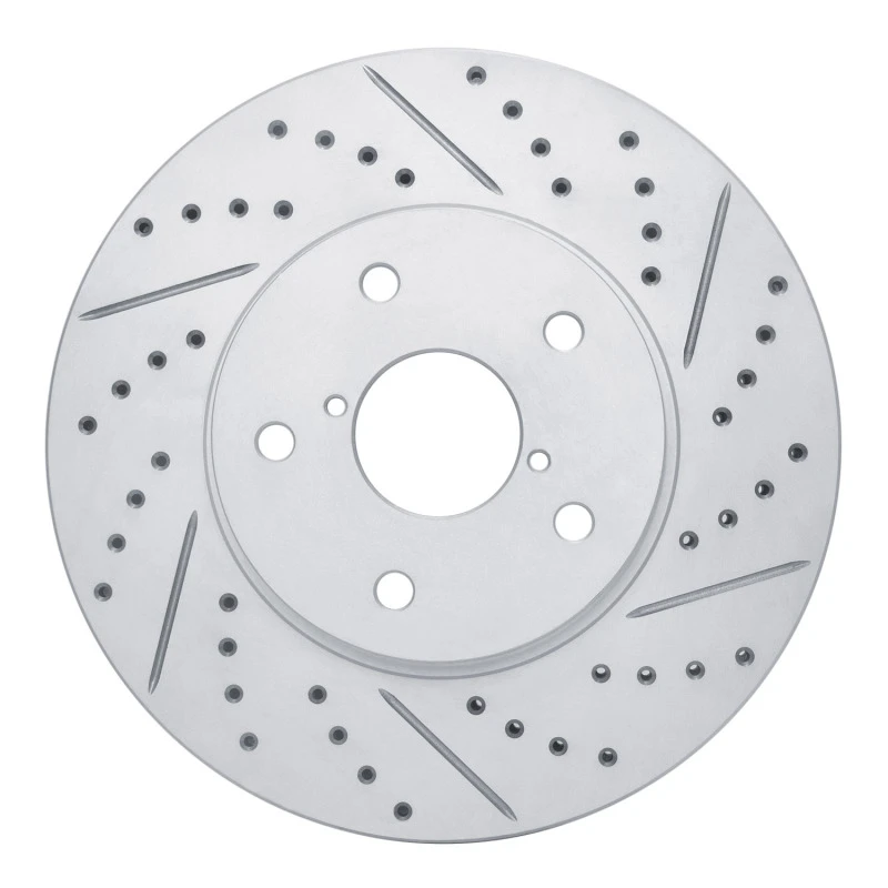 DFC 15-19 Subaru Legacy Front Right Drilled & Slotted Geoperformance Rotor