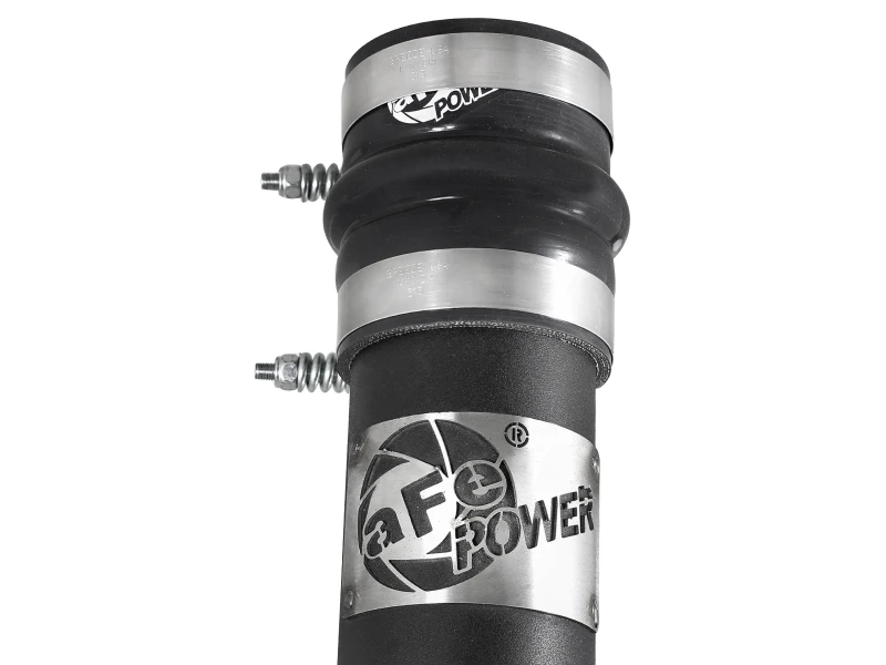aFe Bladerunner 3 Zoll schwarzes Intercooler-Hot-Side-Rohr Dodge Diesel Trucks 94-02 L6-5.9L