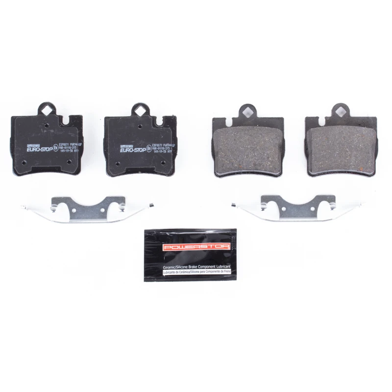 Power Stop 01-02 Mercedes-Benz S600 Euro-Stop ECE-R90 Rear Brake Pads