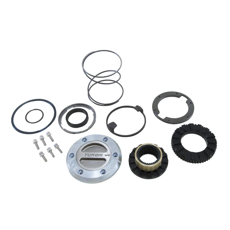 Yukon Hardcore Locking Hub Set für 00-08 Dodge 1-Ton Front mit Spin Free Kit (1 Seite)