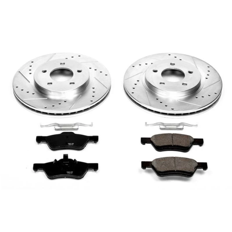 powerstop_K4580-67945bb3378dd Power Stop 05-10 Ford Escape Front Z23 Evolution Sport Brake Kit