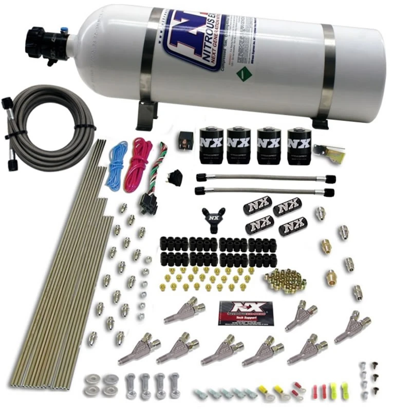 Nitrous Express STD Düsen Nitrous Kit mit 12lb Composite Flasche
