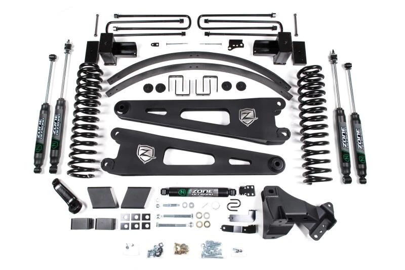 Zone Offroad 6 Zoll Radius Arm Lift Kit für 2017 Ford F-250/350 - Diesel - 2 Leaf Main