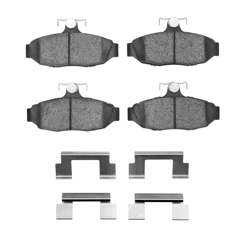 DFC 86-93 Ford Taurus (Excl SHO) Rear 4000 HybriDynamic Brake Pads and Hardware Kit