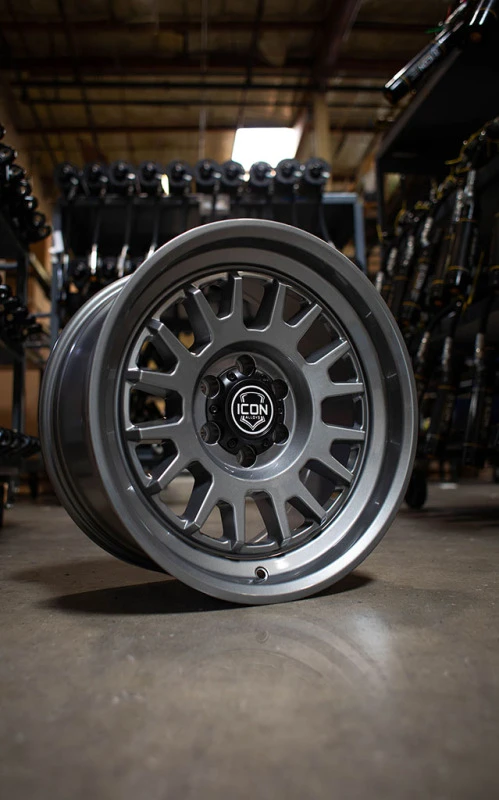 ICON Anza 17x8.5 / 6x5.5 / 25mm Offset / 5.75in BS - Gun Metal Wheel