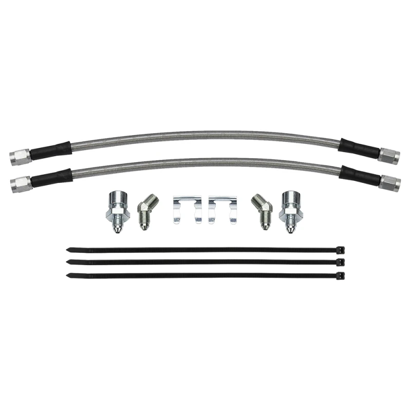 Wilwood 89-98 Nissan 240SX / 89-02 Nissan Skyline Rear Flexline Kit (M10x1.0 to 1/8-27)