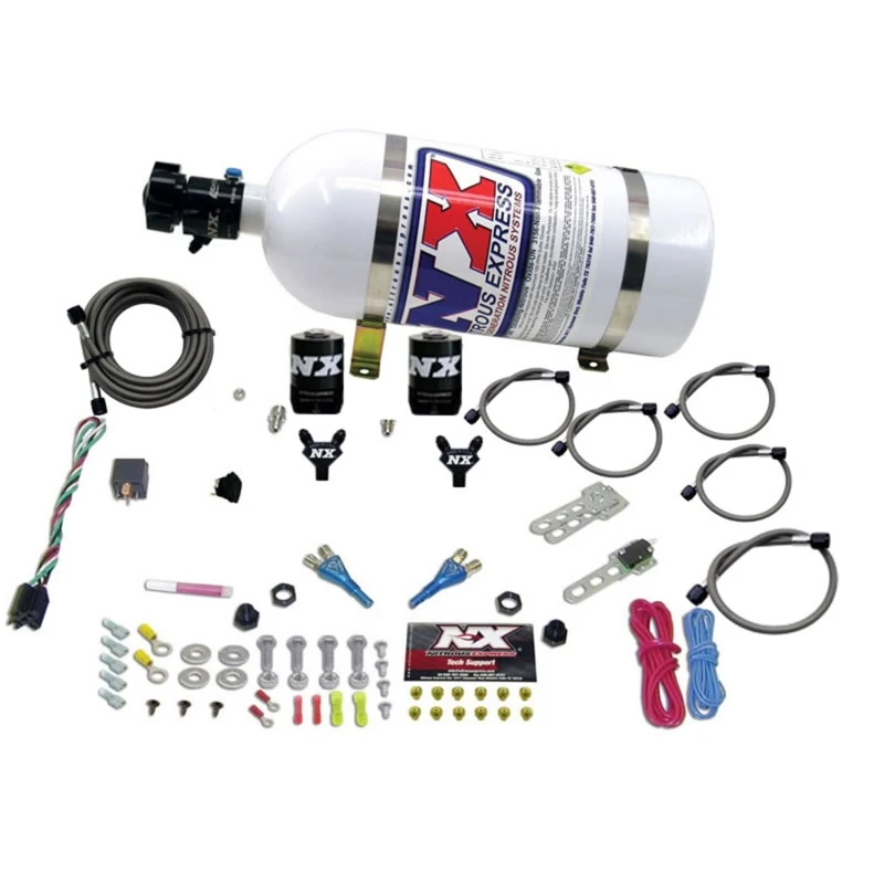 Nitrous Express BMW EFI Alle Dual Düsen N2O Kit (50-300 PS) mit 10lb Flasche