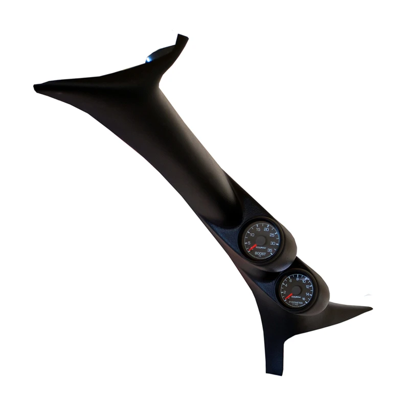 Autometer 99-07 Ford Powerstroke/SD Schwarzes Dual A-Pillar Gauge Kit
