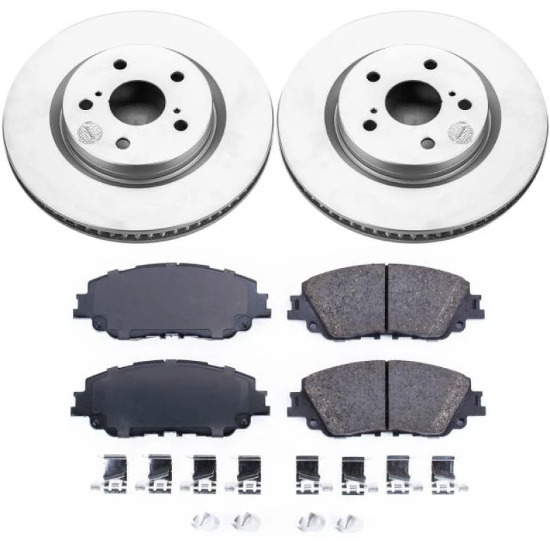powerstop_CRK7895-67945ceda9885 Power Stop 2019 Toyota Avalon Front Z17 Evolution Geomet Coated Brake Kit