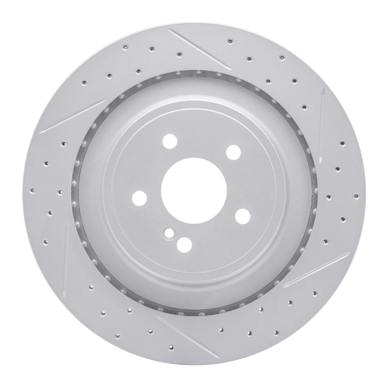 DFC 10-18 Mercedes-Benz Cls63 AMG Rear Right Drilled & Slotted Geoperformance Rotor