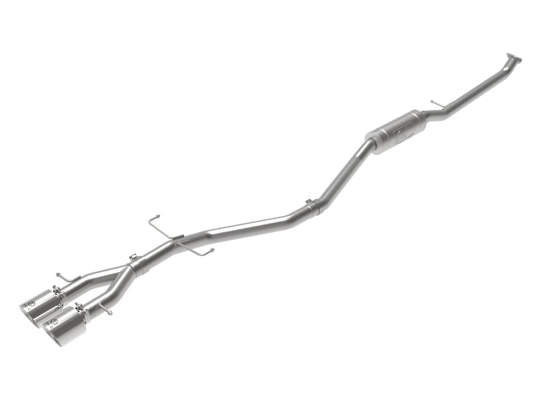 aFe Takeda 2,5 Zoll 304SS Kat-Abgasanlage 17-20 Honda Civic SI Coupe L4-1,5L (t) - Polierte Spitze