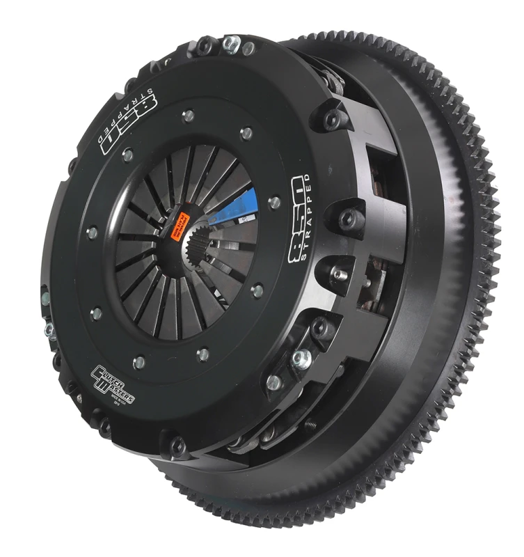 Clutch Masters 10-17 Audi S4 B8 Supercharged FX850 Strapped Twin Disc Clutch Kit w/ Steel Flywheel