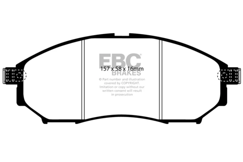 ebc_DP51671NDX-679320ab6281d EBC 05-08 Infiniti G35 3.5 2WD Bluestuff Front Brake Pads