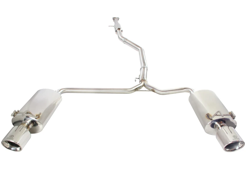 aFe Takeda Auspuff 304SS Dual Cat-Back mit polierten Endrohren 13-17 Honda Accord LX/EX/EX-L Limousine L4 2.4L