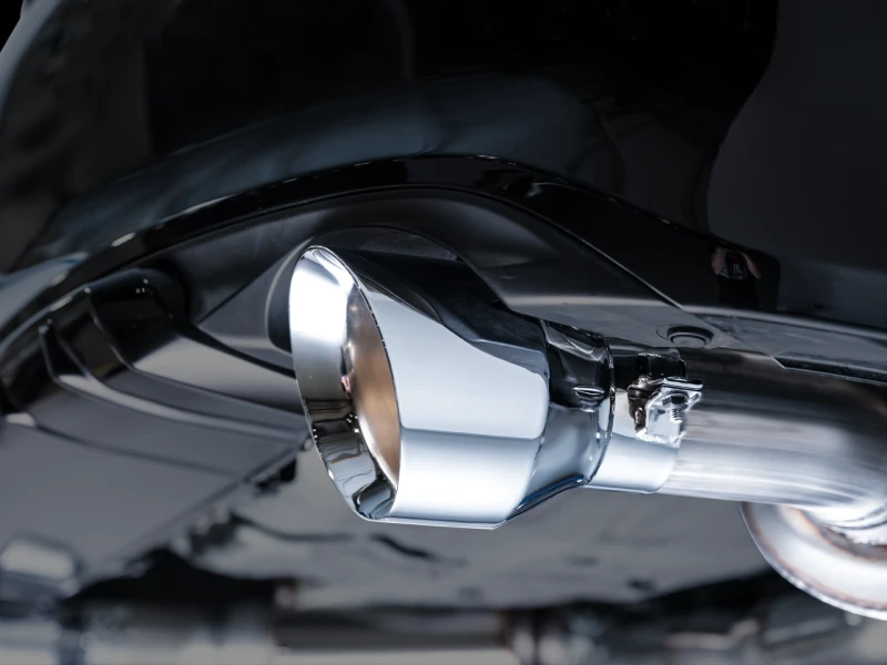 AWE Tuning 22+ Honda Civic Si/Acura Integra Touring Edition Kat-Endschalldämpfer - Doppel Chrom-Silber Spitze