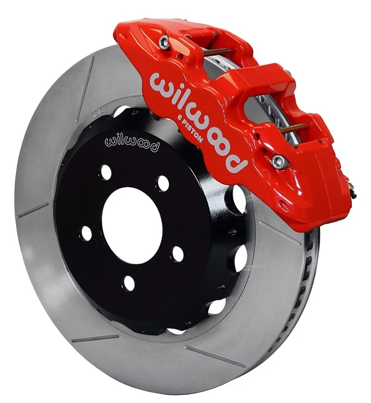 Wilwood AERO6 Vordere Hut-Kit 15.00 Rot 2016-Aufwärts Camaro mit Leitungen