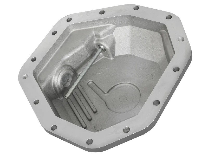 aFe Power Street Ser Hintere Diff-Abdeckung Roh w/Maschinierten Rippen 2017 Ford Diesel Trucks V8-6.7L(td) Dana M275-14