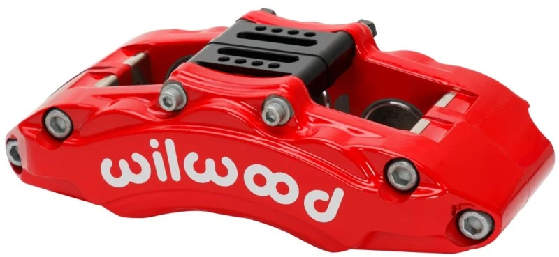 Wilwood Caliper - AT6 Lug Mount Red 1.75in/1.38in/1.38in Piston.75in Rotor - Left Side