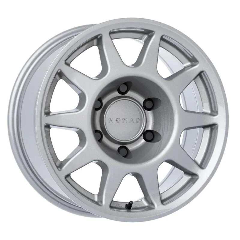 Nomad N505OE Touring 17x8.5in / 5X150 BP / 0mm Offset / 110.5mm Bore - OE Silver