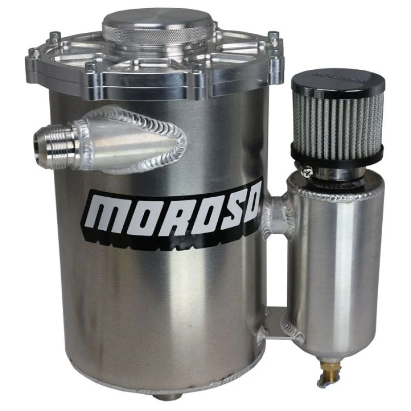 Moroso 13 Zoll hoher 7 Zoll Durchmesser 5 Quart Dry Sump Behälter mit Breather Tank