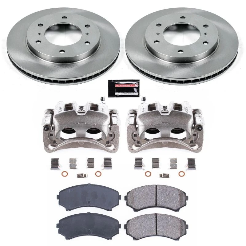 Power Stop Front Autospecialty Brake Kit w/Calipers for 01-06 Mitsubishi Montero
