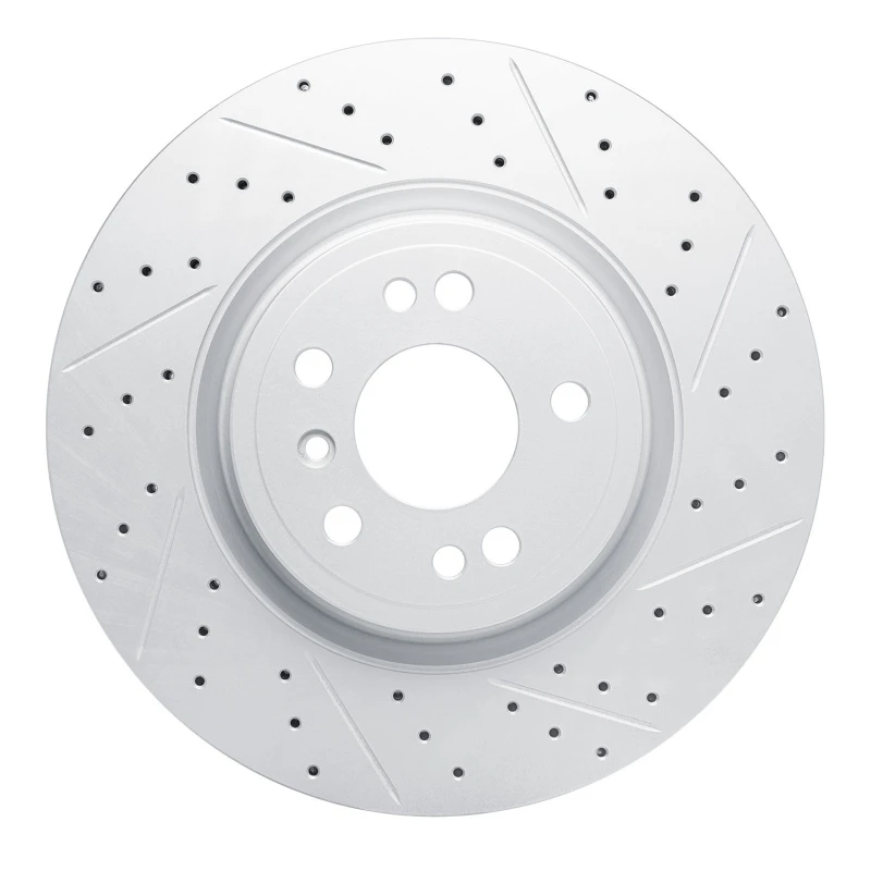 DFC 12-18 Mercedes-Benz Ml350 Front Right Drilled & Slotted Geoperformance Rotor