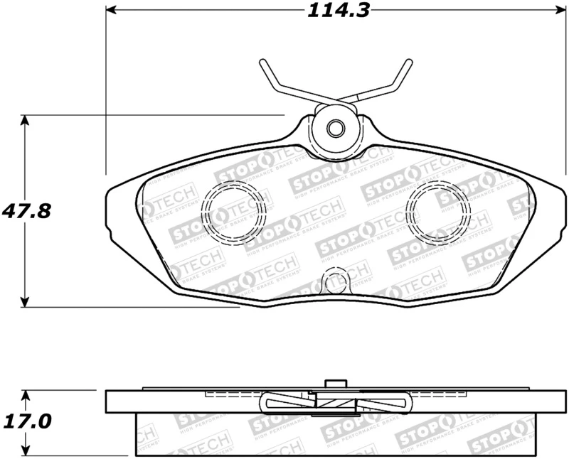 StopTech Street Brake Pads - Front
