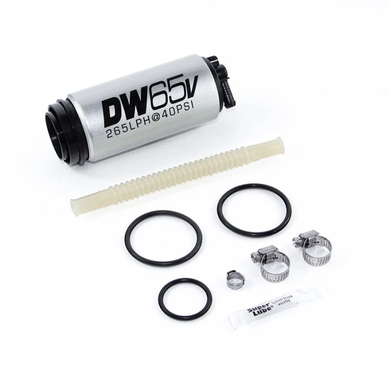 DeatschWerks DW65v Serie 265 LPH kompakter In-Tank Kraftstoffpumpe mit VW/Audi 1.8T / 3.2 VR6 AWD Einrichtungs-Kit