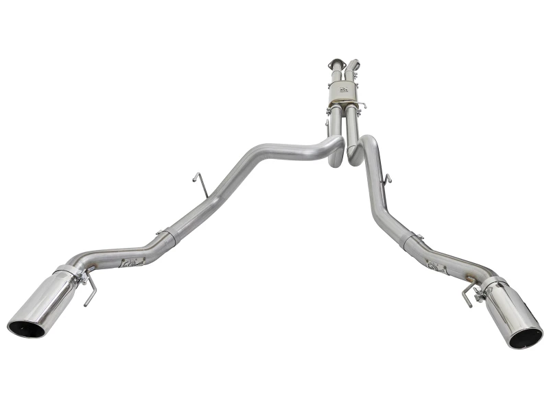 aFe MACHForce XP Auspuff Kat-Back SS-409 2017 Ford F-150 Raptor V6-3.5L (tt) mit polierten Endrohren