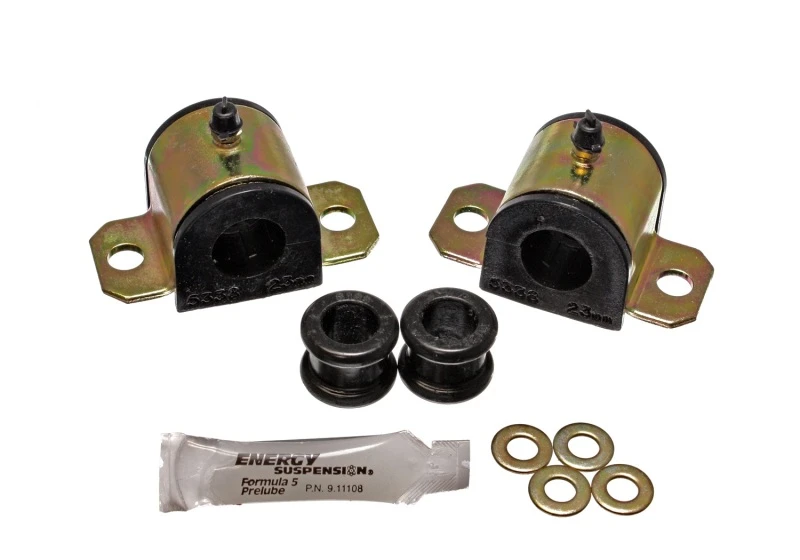 Energy Suspension 92-01 Honda Prelude Schwarze 23mm Vordere Querlenker-Buchsen (Querlenker-Endbuchsen)