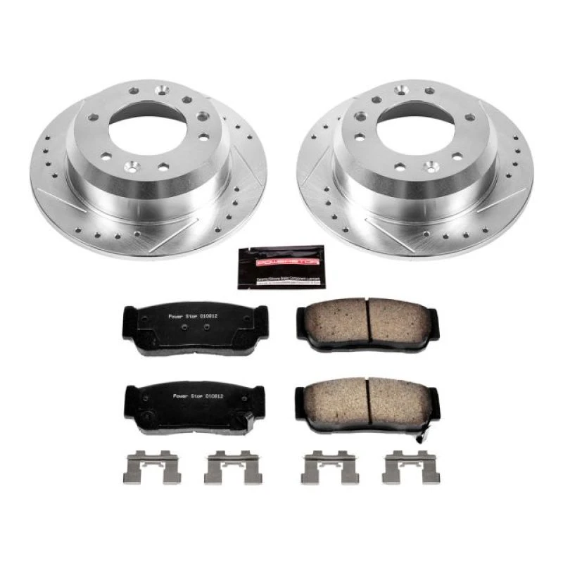 powerstop_K5907-67945fc359164 Power Stop 2007 Hyundai Entourage Rear Z23 Evolution Sport Brake Kit