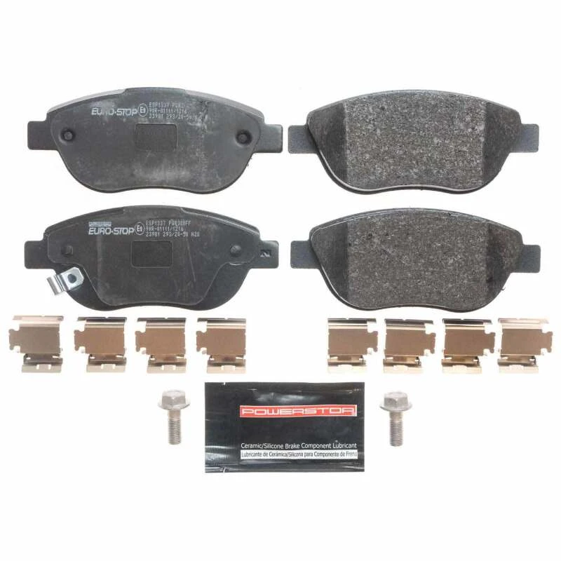 Power Stop 12-19 Fiat 500 Euro-Stop ECE-R90 Front Brake Pads