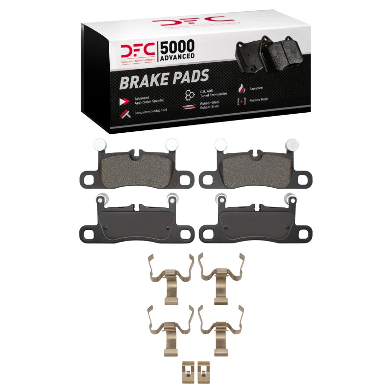 DFC 20-25 Audi S e-Tron GT Rear 5000 Advanced Low Metallic Brake Pads and Hardware Kit