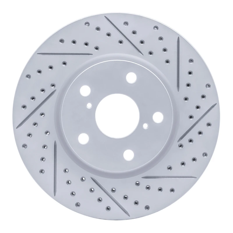 DFC 06-15 Lexus GS300 Right Front Drilled & Slotted Geoperformance Rotor