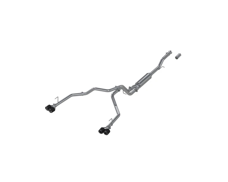 MBRP 21-24 Chevrolet Surburban XL 5.3L 3 Zoll T304 SS 2,5 Zoll Dual Split Carbon Fiber Kat-Back