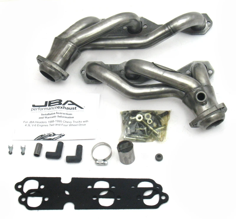 JBA Cat4Ward Header for 88-95 GM Truck 4.3L V6 w/o A.I.R. Injection