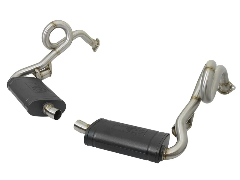 aFe MACHForce XP 13-15 Porsche Cayman S/Boxster S (981) H6-3.4L 2-2.5 Zoll Edelstahl-Kat-Back-Abgasanlage
