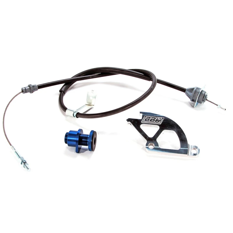 BBK 79-95 Mustang Einstellbarer Kupplungs-Quadrant-Kabel- und Firewall-Versteller-Kit