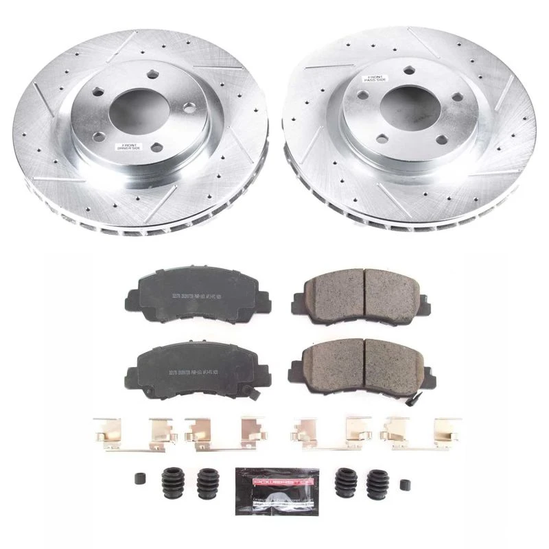 Power Stop Front Z23 Evolution Sport Brake Kit for 2018 Mitsubishi Eclipse Cross