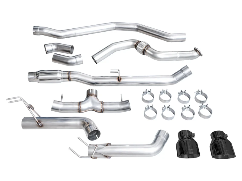 AWE Tuning 22+ Honda Civic Si/Acura Integra Track Edition Catback Auspuff - Doppelte Diamant-Schwarz Spitzen