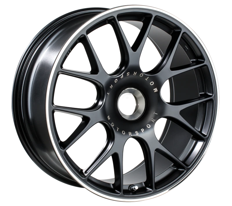 BBS CH-R 20x9 CL ET51 CB84 Satin Black Polished Rim Protector Wheel