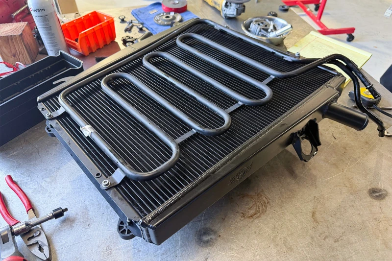 CSF 09-15 Ferrari 458 High Performance All Aluminum Radiator - Right