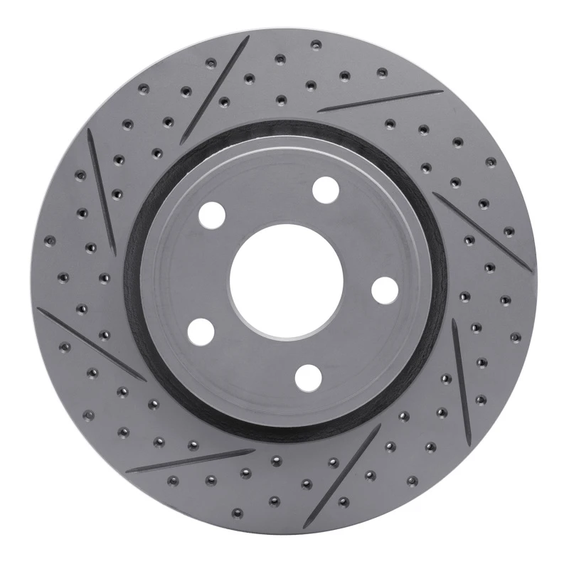 DFC 11-22 Dodge Durango Front Left Drilled & Slotted Geoperformance Rotor