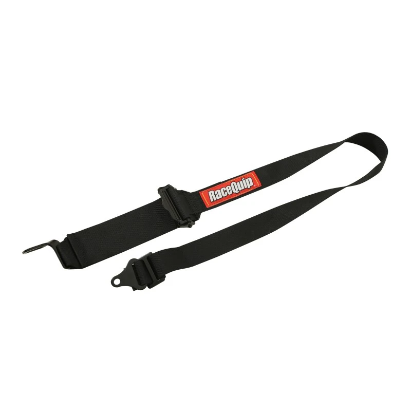 RaceQuip L & L 5-Punkt-Ratschen-HNR-Gurt Schwarz