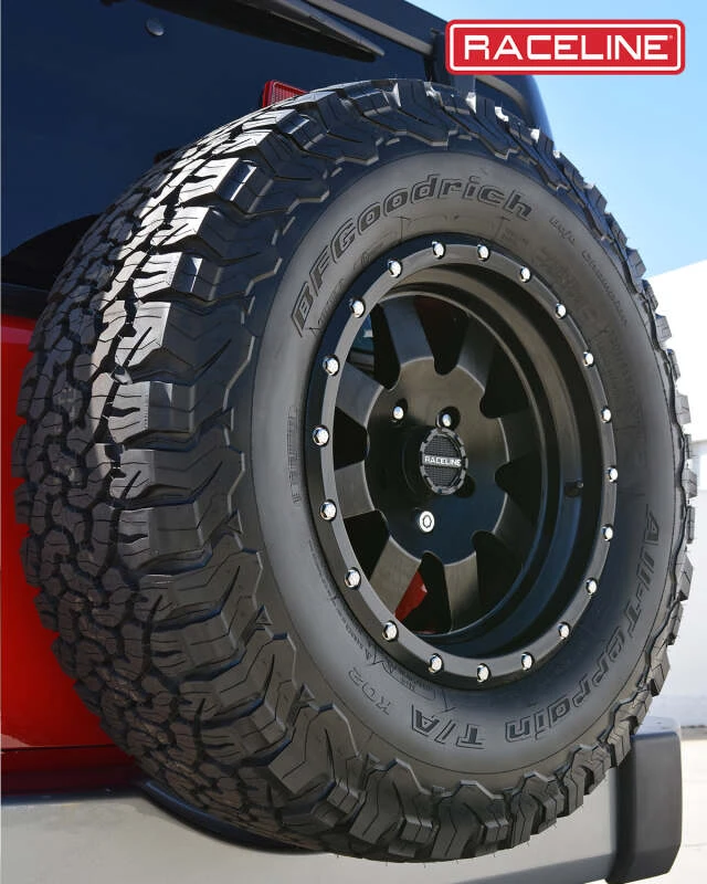 Raceline 935B Defender 16x6.5in / 5x130 BP / 45mm Offset / 84.1mm Bore - Satin Black Wheel
