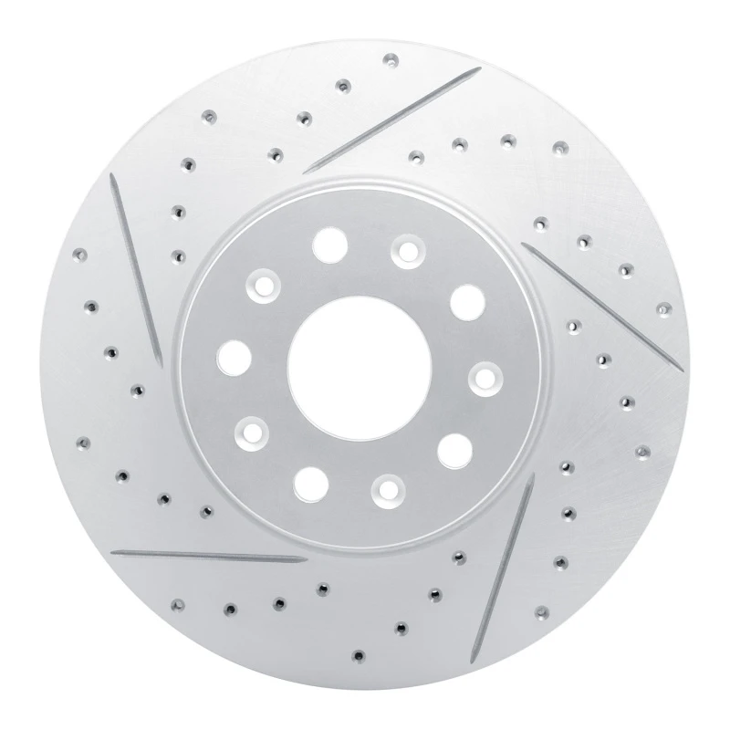 DFC 16-25 Cadillac Ct5 Front Left Drilled & Slotted Geoperformance Rotor