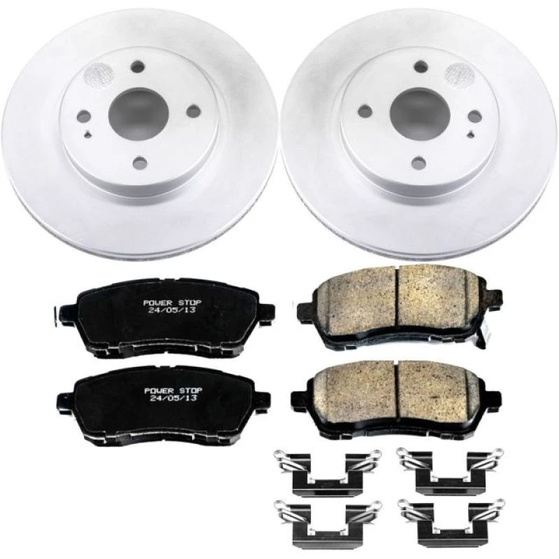 powerstop_CRK6344-679457f925c6d Power Stop 11-14 Mazda 2 Front Z17 Evolution Geomet Coated Brake Kit