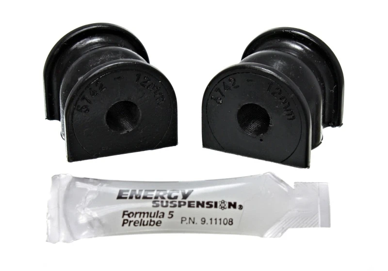 Energy Suspension 01-05 Honda Civic/CRX Schwarz 12mm Hinterer Stabilisator-Buchsen