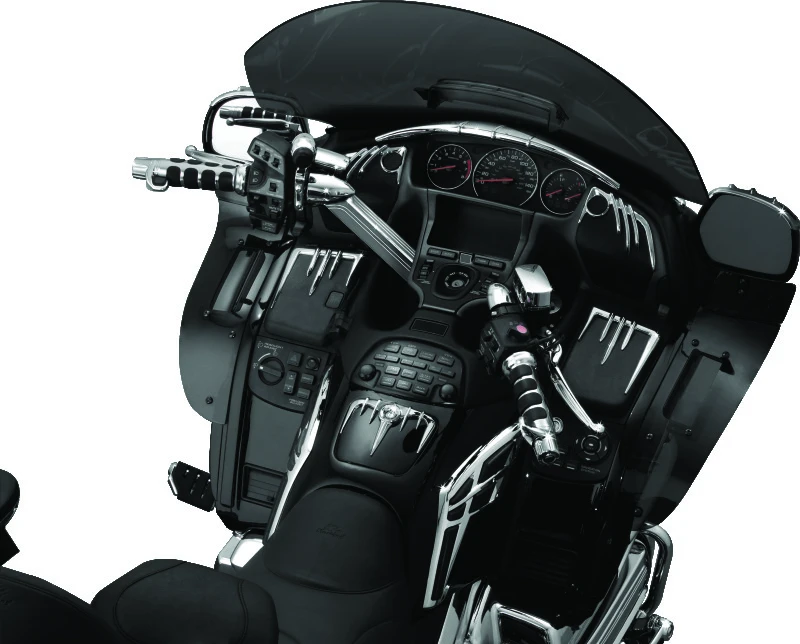 Kuryakyn ISO Grips for GL1800 with Heated Grips Chrome
