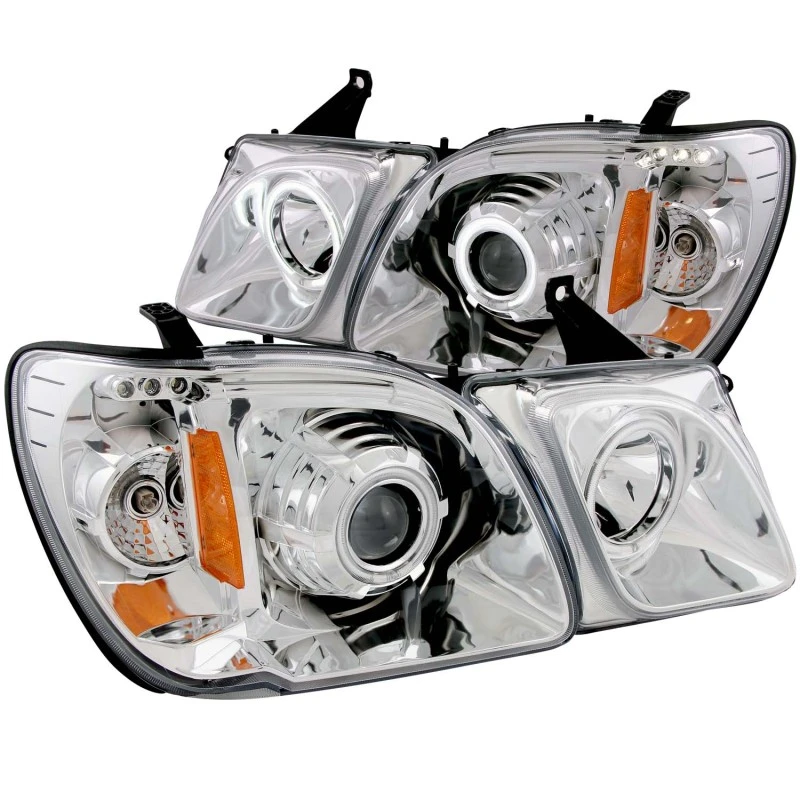 ANZO 1998-2007 Lexus Lx470 Projektor-Scheinwerfer mit Halo-Chrom (CCFL)
